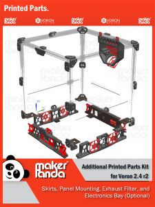 Kleider Makerpanda Voron 2.4 R2 Zusätzliches gedrucktes Teilepaket Gedruckt in Esun Abs+ Röcke Plattenhalterungen Filter Voron 2 4 Maker Panda