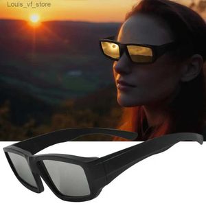 Óculos de sol ao ar livre 2/3/6 peças de óculos de papel de observação de sol seguro com efeito de bloqueio UV óculos de sol unissex88 H240316