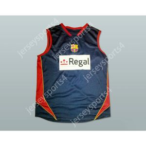 Custom Any Name Any Team GIANLUCA BASILE REGAL BARCELONA BASKETBALL JERSEY All Stitched Size S M L XL XXL 3XL 4XL 5XL 6XL Top Quality