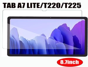 Samsung Galaxy Tab A7 Lite T220 T225 87インチ保護フィルムのタブレット強化ガラススクリーンプロテクターOPPバッグの保護フィルム