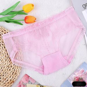 Women Socks Knit Boxers For Sexy Underwear With High Aesthetic Value Mesh Triangle Pants Lace Panties Waist