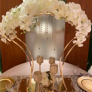 Gorąca wyprzedaż Centerpieces Kwiaty drzewne na stół ślubny imprezowy stół centralny Ceremonii wystrój sztuczny wiśniowy kwiat