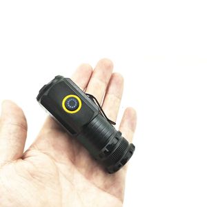 Ao ar livre brilhante tiktok 3led lanterna tiro remoto mini pequena arma de aço multi-função tampa clipe lâmpada 361300