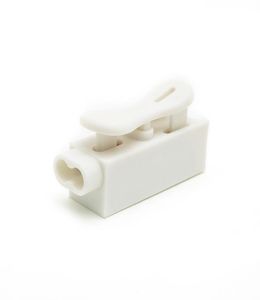 20PCS ZQ1P Self Locking Spring Wire Connectors Electrical Cable Clamp Terminal Block white Quick Splice Lock Wire Terminal Connec4090179