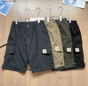 High version cargo Pants mens shorts Carhart designer pants embroidery loose short swatpants mens summer Shorts