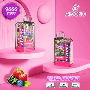 人気のvape aivono aim xxl 9000 9kパフジューシーフルーツe液体使い捨て電子タバコAIM 15000 13000 6000 800パフバー蒸気装置ポッド