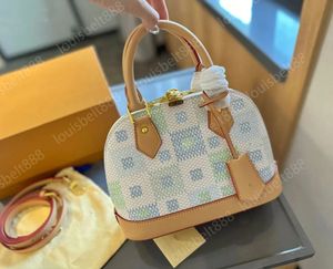 24SS NEW Women's Luxury Designer Limited Shell Bag Women's Handbag Shoulder Bag Crossbody Bag Pure Steel Gold Hardware Accessories Adjustable Shoulder Strap