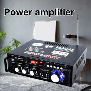 Mixer Bt298a Home Power Amplifier Practical Liquidcrystal Display 2ch 12v/220v 600w Hifi Bluetoothcompatible 5.0 Audio Amplificador