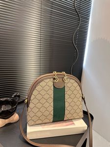 Designer Bags Double Zippered Shell Bag Fashion Shoulder Bags Handbag Womens Luxury Versatile Purses Hardware Matching Classic Crossbody Bag LY