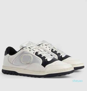 Summer Famous Men Mac80 Trainers Shoes Interlocking Mens broderi gummisula