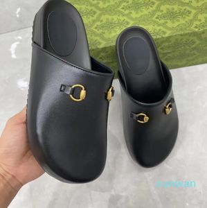 Designer toffel lyx män kvinnor sandaler märke glider mode tofflor lady glida tjock botten design casual skor sneakers