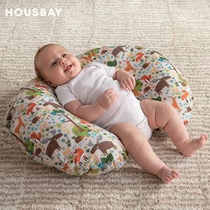 Travesseiro de bebê com fronhas removíveis, travesseiro de pescoço para crianças, almofada de apoio para bebê em forma de u, macio, desenho animado, bebê nascido, almofada deitada 240311