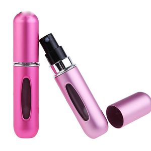 High Qaulity Empty 5ml Portable Refillable Perfume Atomizer Spray Bottles Empty Cosmetic Liquid Containers On Sale