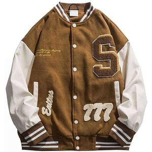 SA Baseball Jacket Men Leather Pure Varsity Treasable بالإضافة إلى سترات الرجال من باكستان 2024 30 S 29 S S