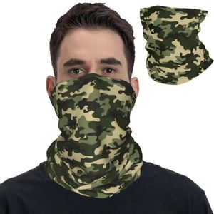 Sciarpe mimetiche verdi mimetiche militari Bandana Copri collo Passamontagna stampato Sciarpa avvolgente Fascia per capelli Escursionismo Unisex adulto antivento