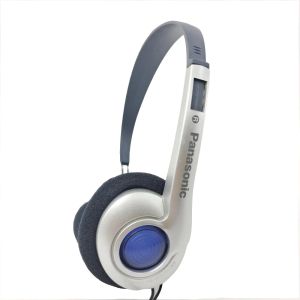 Hörlurar Klassiska Panasonic CD -distributionsheadset Kortvarigt HIFI LITA READMOMONTERAD TREBAND BALANCERAD JAPANSKT STIL Fashion Headset