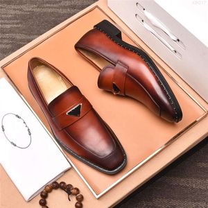 Md sapatos de festa para homens, sapatos de casamento masculinos elegantes de marca italiana, sapatos sociais de couro envernizado, sepatu formal, deslizamento em pria 11