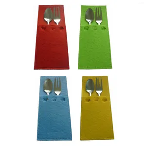 Forks Cutlery St. Rectangular Storage Fork Set Day Tool Patrick's Easter Home Decor Light Table and Mats