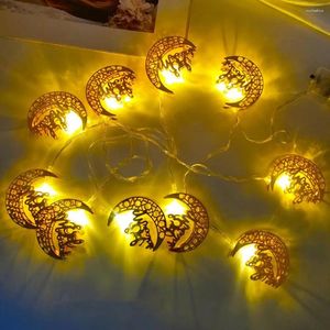 Strings Battery Battery-Sace Light Ramadan Eid Party Ornament Battery Powered LED-Lampe mit Formen für Ultra-Briten