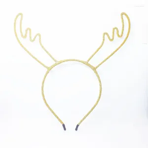 Decoração de festa de natal headbands mão-envoltório chifres casal tirando fotos bonito anime cosplay diy acessórios de cabelo