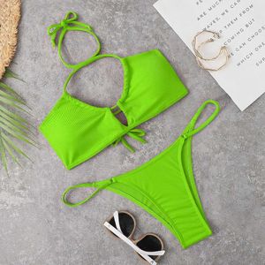 Kobiety stroje kąpielowe seksowne brazylijskie bikini zupełnie nowe pompki w stylu młodzieżowym damskie kostiuch kąpielowy na plażę moda 2022c24315
