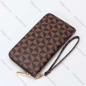 Wallets Long Women Wallet Wristlets Bags and Clutch for Men Bag Designer Woman Zipper Holder Phone Male272v