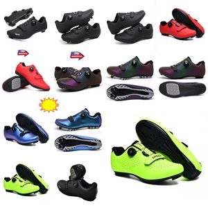 Cyqcling Sports Dirt Men Matbq Road Bike Flat Speed Cycling Sneakers Flats Mountay Bicycle Footwear SPD Cleats Shoes Gai 54573 s