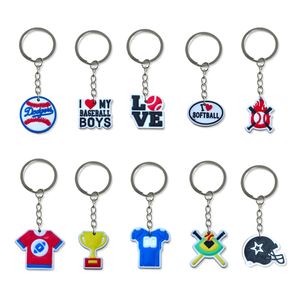 Chaveiros dos desenhos animados beisebol chaveiro personalidade esportes estilo chaveiro ornamento corrente pingente de carro presentes entrega gota otgj9