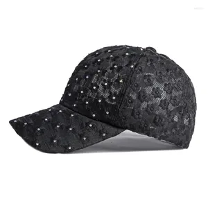 Ball Caps Ladies Ręcznie robione na plaży Korean Baseball Baseball Outdoor Casual Sunshreen Sun Mesh Hat