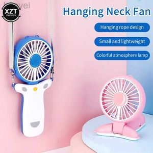 الجماهير الكهربائية أحدث صيف قابل للطي مروحة الرقبة الطالب المحمولة Mini Electric Fan USB شحن قابلة للطي مروحة صغيرة في الهواء الطلق مروحة الطوارئ 240316