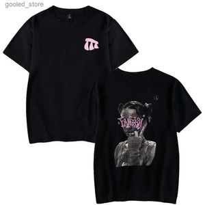 남자 티셔츠 남성 티셔츠 패션 패션 Tini Stoessel Merch 재미있는 티셔츠 남성 여름 레저 남성 티셔츠 힙합 티셔츠 남성 티셔츠 Q240316