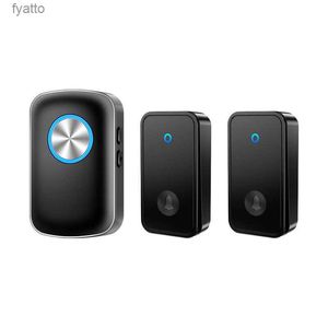 Doorbells Self-powered Wireless Doorbell Waterproof with No Battery Required 5 Volume 0-110db 60 Chime Door Ring Bell US EU UK PlugH240316