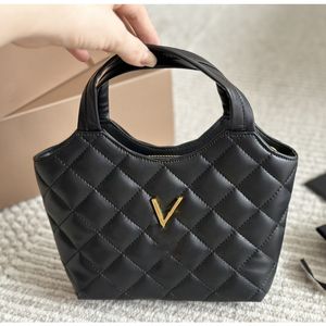 New Designer Mini Tote ICARE Small Handbags Women Quilting Shoulder Bag Luxury Leather Tote Classic Female Shopping Bag Mobile Phone Bag 240316