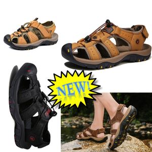Slipper Men Fashion Platform broderad högklackad sandalplattform Sliders Skor GAI STORLEK 38-48 Lågt pris