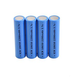 18650 Real Full Battery 2200mAh Rechargeable Batteries Flat Top 2000mAh 2200mAh 2600mAh for Earphone Power Bank Use2507785