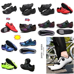 Cyqclicng Men Sports Dirt Mtbq Road Bike Bike Splat Spere Cycling Sneakers Flats Mountain Bicycle Footwear SPD SHONES GAI 77162 S