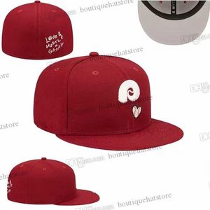 2024 Men's Baseball Fitted Hats Classic Black Color Hip Hop Atlanta Sport Full Closed Design Caps Chapeau 1995 Stitch Heart all team Series Love Hustle Flowers Ma16-03