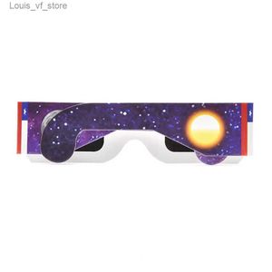 Outdoor-Brillen-Sonnenbrillen, 20 Stück, Papier, Soluna, CE, ISO-zertifiziert, Sicherheit, Schatten, direkte Sonneneinstrahlung, Sonnenbeobachtungsbrille, Kinderbrille, H240316