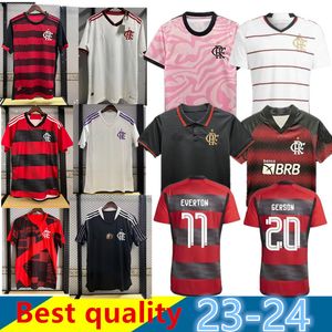 2023 2024 Flamengo Futbol Formaları 23 24 Diego E.Ribeiro Gabriel B. Gabi Pedro Vidal de Arrascaeta Gerson B.Henrique Camisa Mengo Erkek Kadın Çocuklar Çocuk Kiti Futbol Gömlekleri