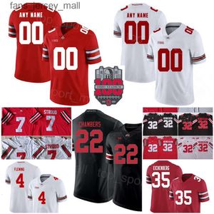 NCAA College 100. Football 35 Eichenberg Jersey Ohio State Buckeyes Chris Olave Garrett Wilson Ronnie Hickman Teradja Mitchell Josh Proctor Cody Simon Männer Frauen