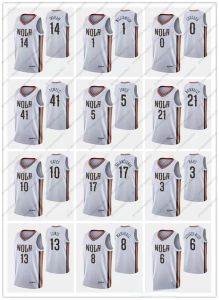 Custom Men Women Youth New''Orleans''Pelican''MEN Brandon Ingram Zion Williamson Didi Louzada Kira Lewis Jr. 75th Anniversary City White basketball Jersey