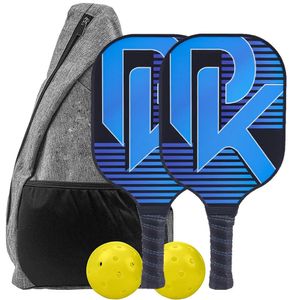 Pickleball Raket Seti 2 USAPA Onaylı Cam Elyaf Yüzey Pickleball Paddles Kapalı Açık Turşu Topları Kadın Erkekler 240313