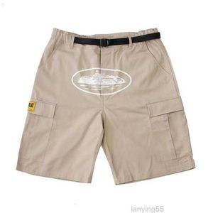 Mens Shorts Printed Pocket Alcatraz Overalls Casual Pants Knee Length Clothing Short Brands to 2xl