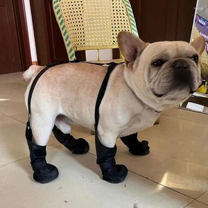 Hundkläder Vattentäta stövlar smutssäkra förlustsäkra skor Polyester Pet Protector för små medelstora hundar utomhuslöpning