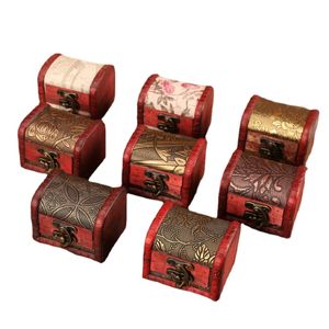 Gorąca sprzedaż europejskiego kreatywnego drewnianego pudełka, pudełka do przechowywania, pudełko na cukierki, pudełko na biżuterię prezentową, małe pudełko na rękodzieło