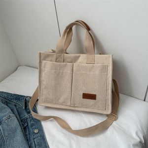 Sacola feminina grande capacidade moda lona bolsa de ombro casual coreano portátil crossbody saco commuter saco 240315