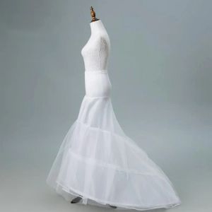 ドレス新しい2つの骨マーメイドテールペチコートフィッシュテールアンダースカートクリノリンウェディングウエディングドレス