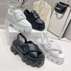 25％オフスポーツシューズ2024 High Edition P Home Summer New ThickSole Womens Velcro Gearカジュアルワンワードベルト高地サンダル