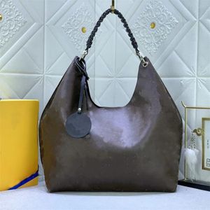 Handtasche Damen Tasche mit Webgriff Hobo-Handtaschen Taschen mit Griff oben Dame Einkaufstasche Leder Umhängetaschen Blume Metall Magnetschnalle Große Kapazität Shopper