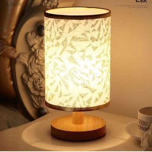 Table Lamps USB Bedside Lamp LED Night Light Cylindrical Lampshade Eye Protection Table Lamp Bedroom Table Desktop Decorative Table Lamp YQ240316